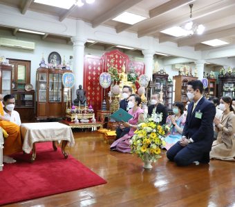 คณะผู้บริหาร พยาบาล เจ้าหน้าที่ โรงพยาบาลจุฬาลงกรณ์ สภากาชาดไทย และคณะแพทยศาสตร์ จุฬาฯ เข้าเฝ้าถวายเครื่องสักการะสมเด็จพระอริยวงศาคตญาณ สมเด็จพระสังฆราช สกลมหาสังฆปริณายก IMG_8855_0_0