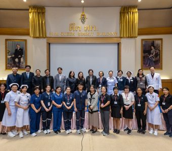 โรงพยาบาลจุฬาลงกรณ์ สภากาชาดไทย เข้าร่วมประกวด “Lean Model Award in Healthcare 2026” จำนวน 13 ทีม โดยมีการลงพื้นที่ประเมินหน้างาน เมื่อวันที่ 7 และ 11 พฤษภาคม 2569 จากทีมคณะกรรมการสมาคมส่งเสริมเทคโนโลยี(ไทย-ญี่ปุ่น) 1C3A4827_0_0